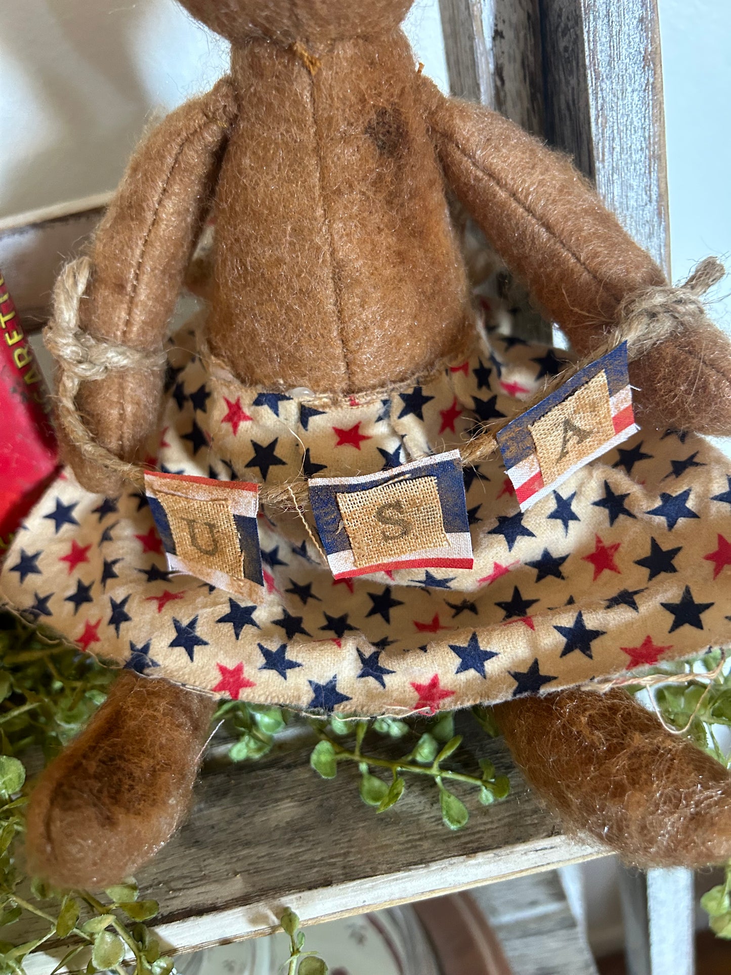 Patriotic Penny Pinwheel Bear