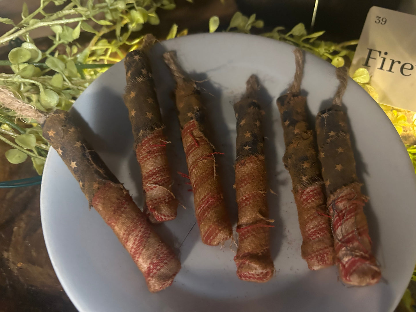 Handmade Primitive Firecracker