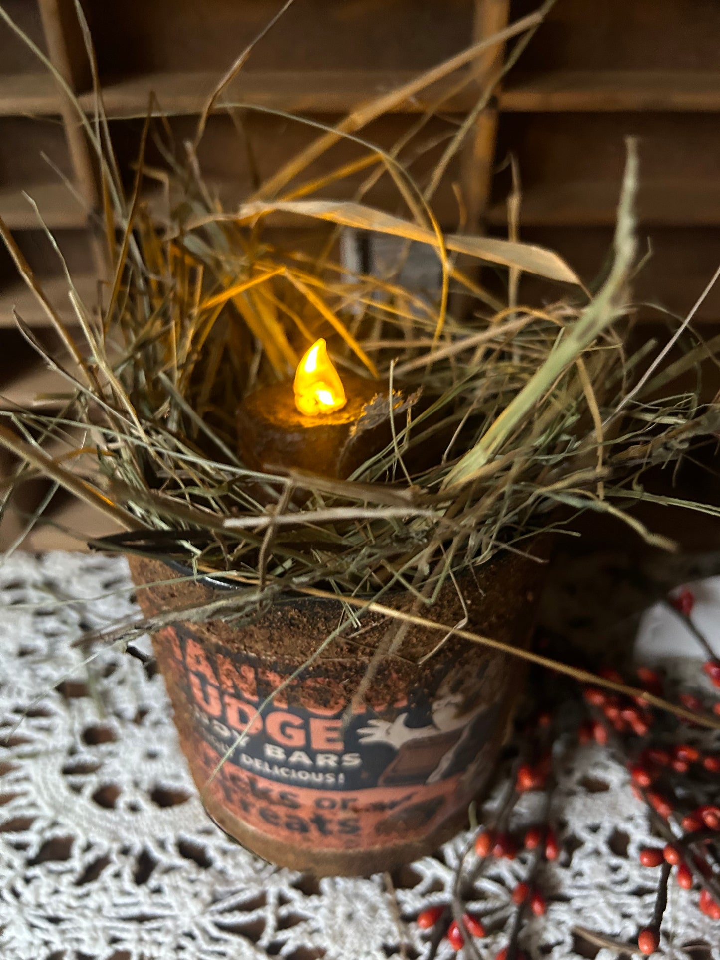 Vintage Inspired Halloween Tin- Phantom Fudge