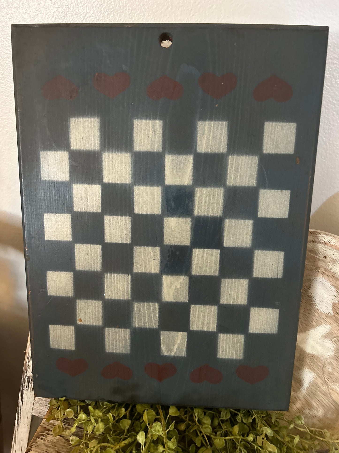 Vintage Distressed Handpainted Gameboard