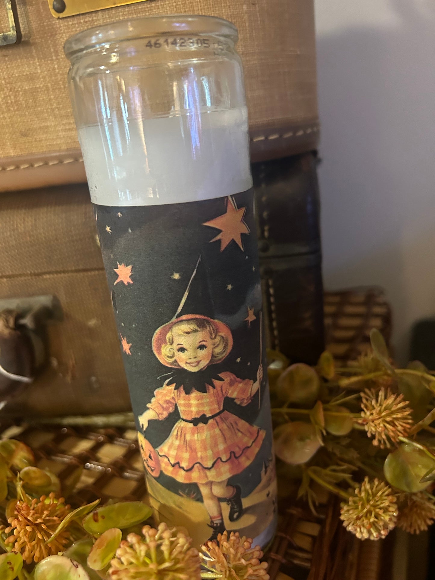 Bewitching Halloween Candle