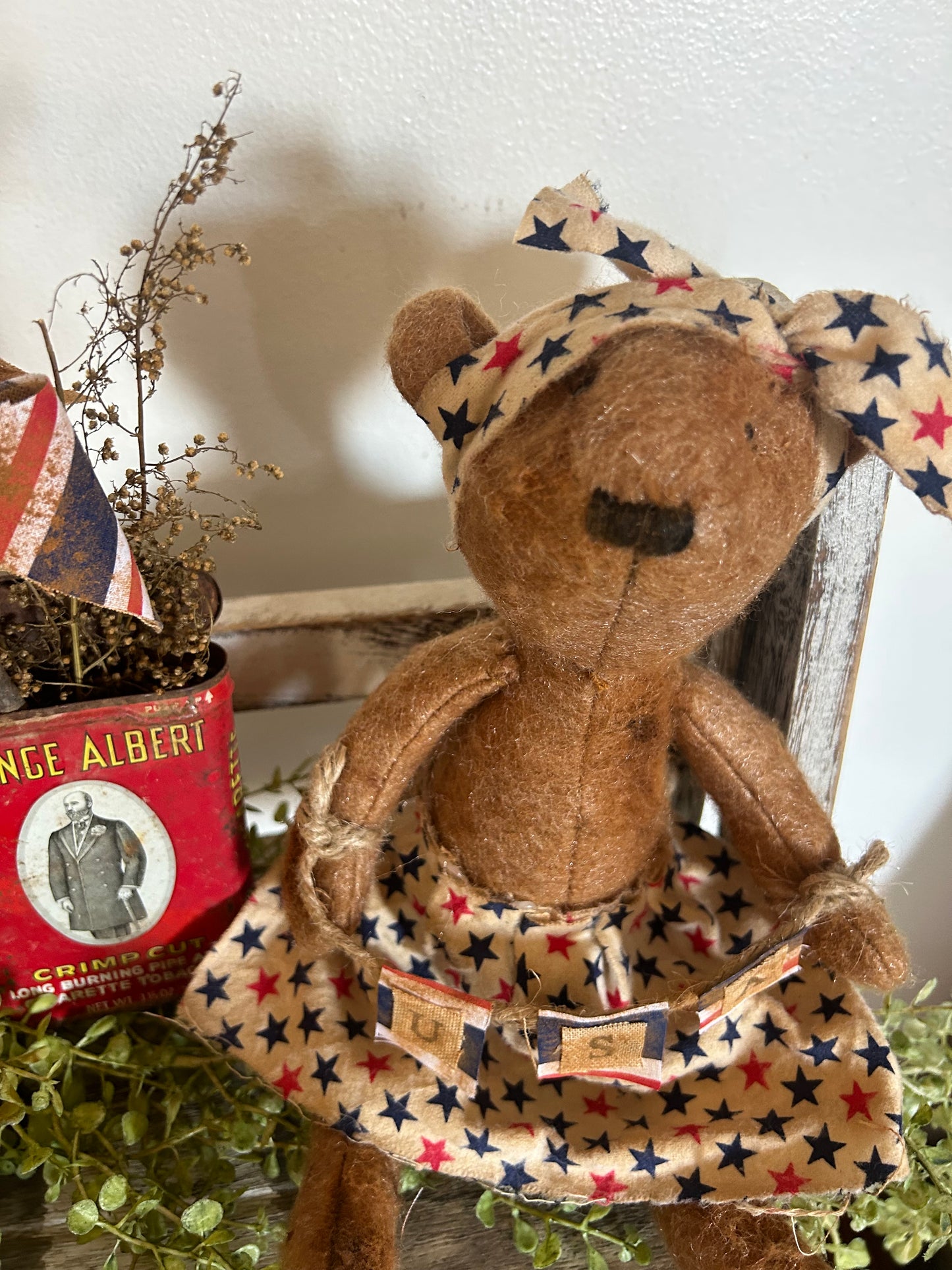 Patriotic Penny Pinwheel Bear