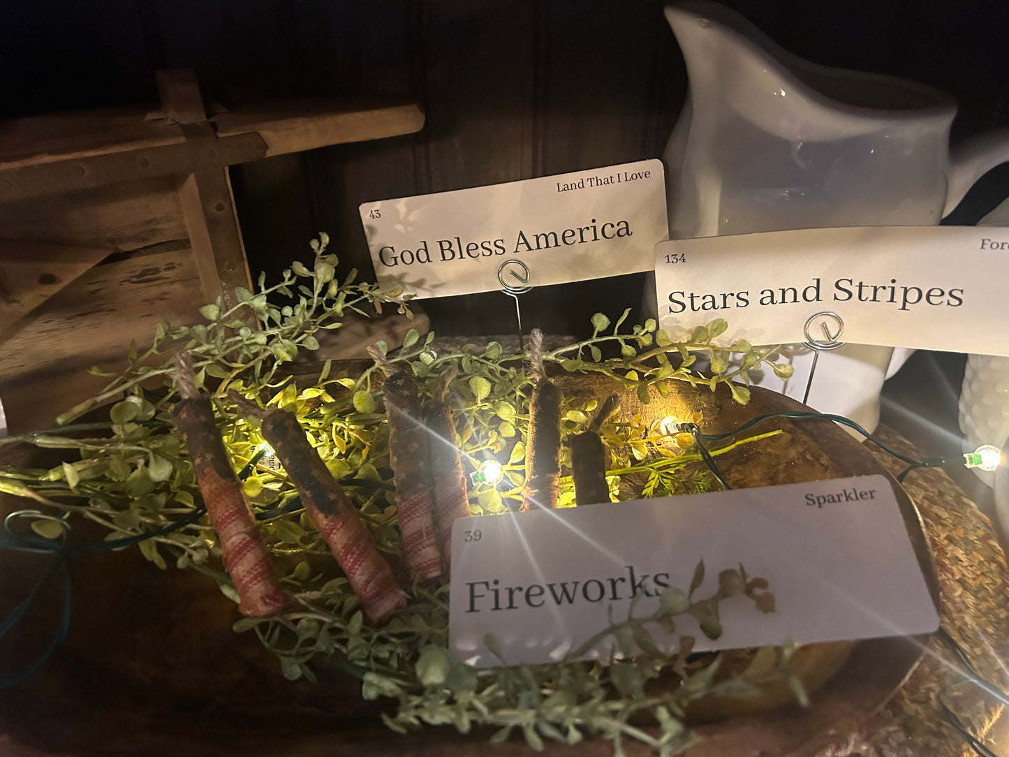 Primitive Handmade Rustic Firecrackers