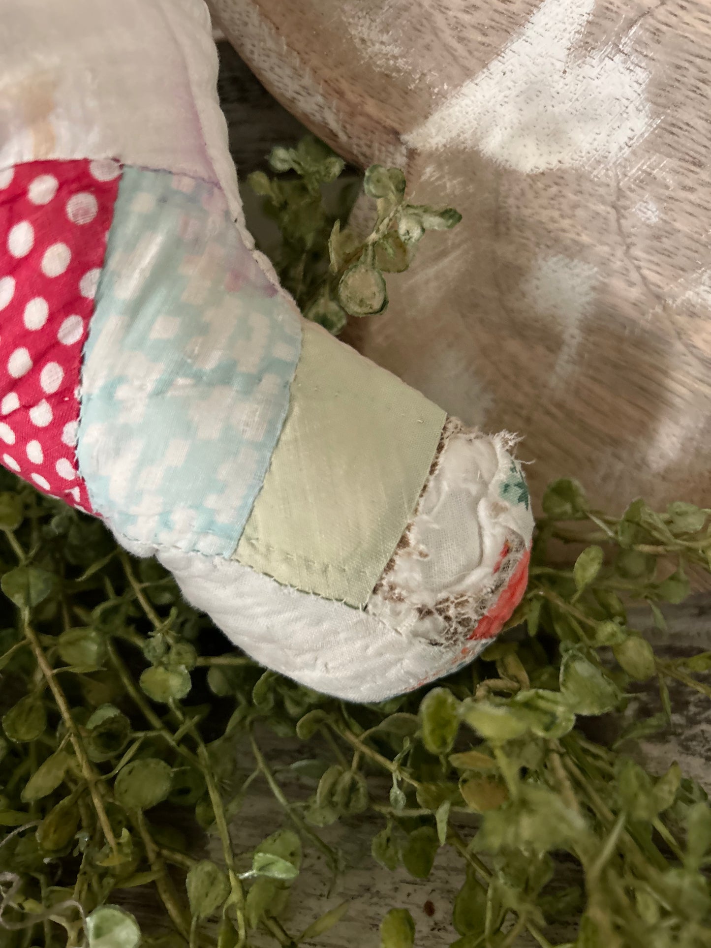 Vintage Quilted Teddy Bear