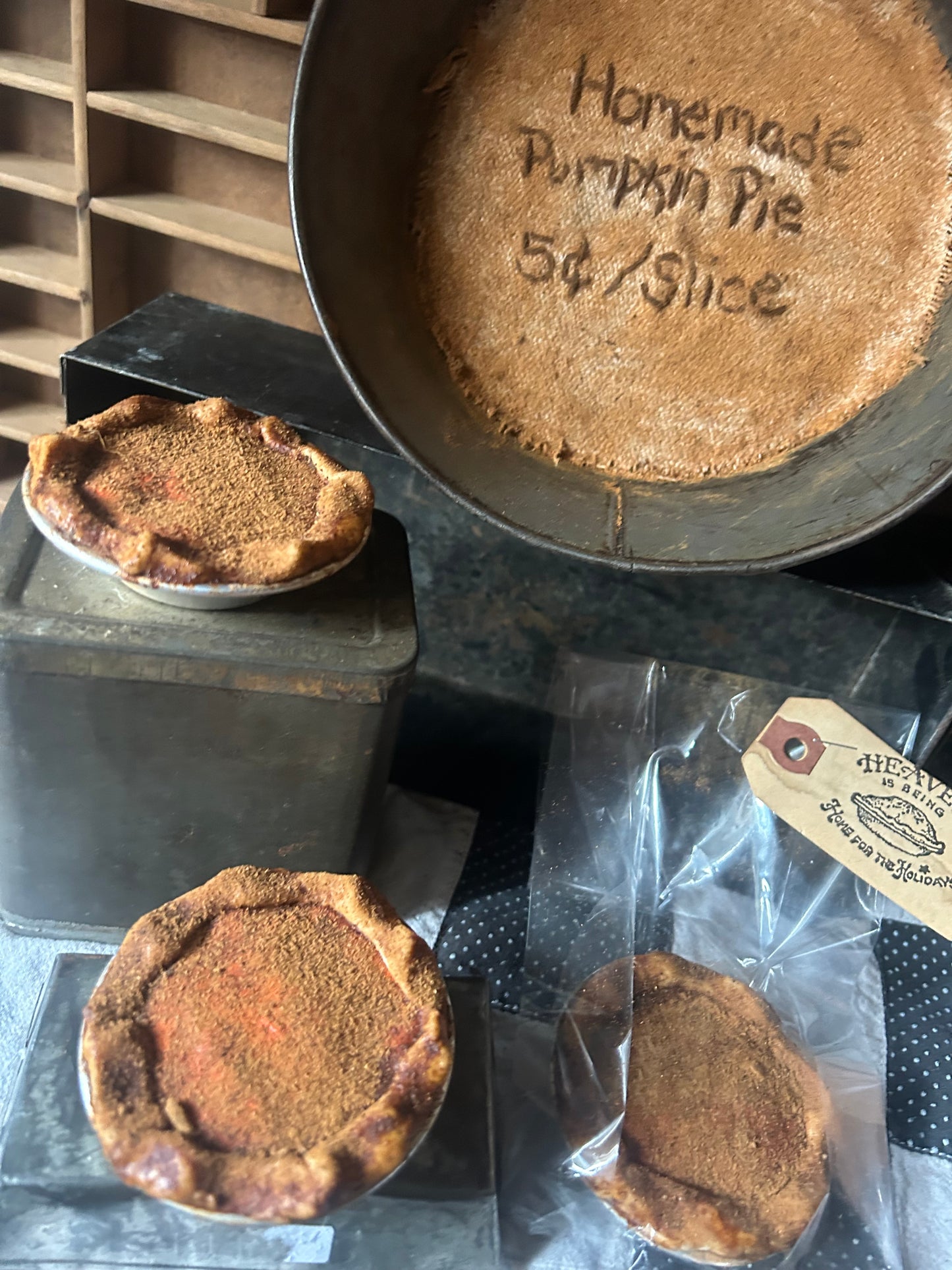Mini Faux Pumpkin Pies
