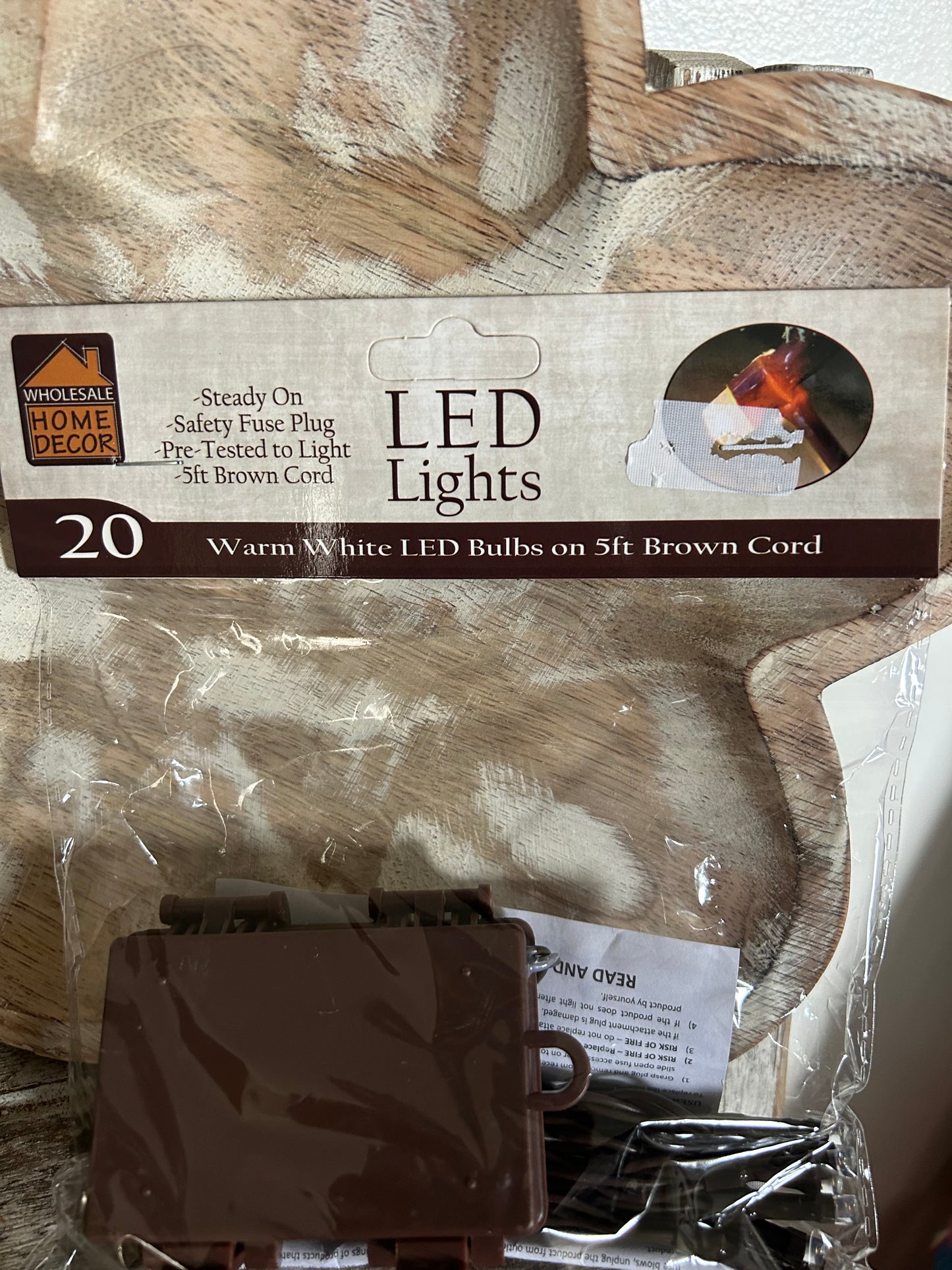 Restock!! 20 count Warm white Battery operated lights
