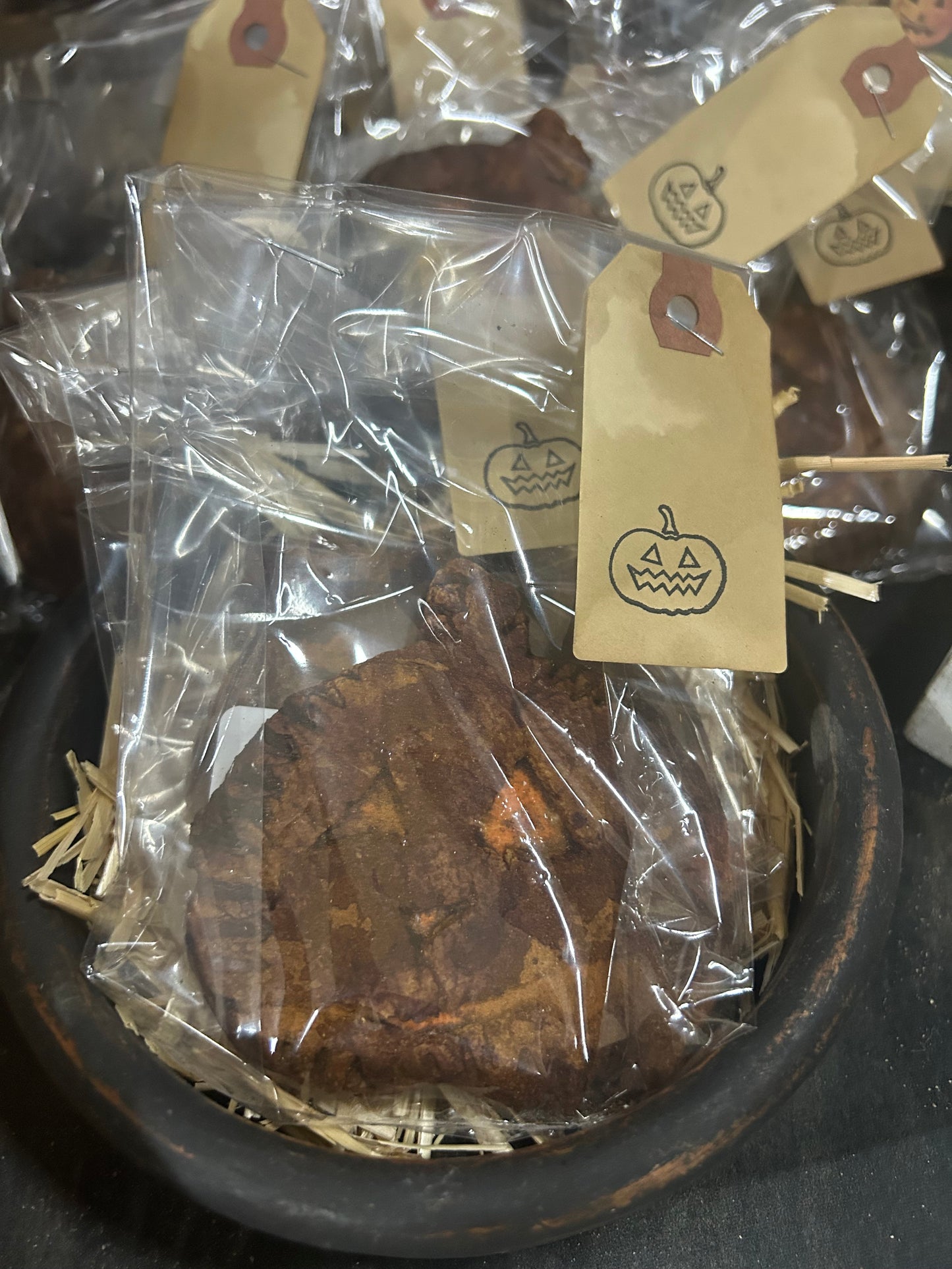 Primitive Little Debbie pumpkin cookie