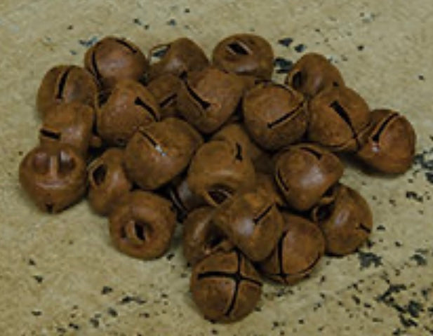 48/Pkg, Rusty Jingle Bells, 10mm