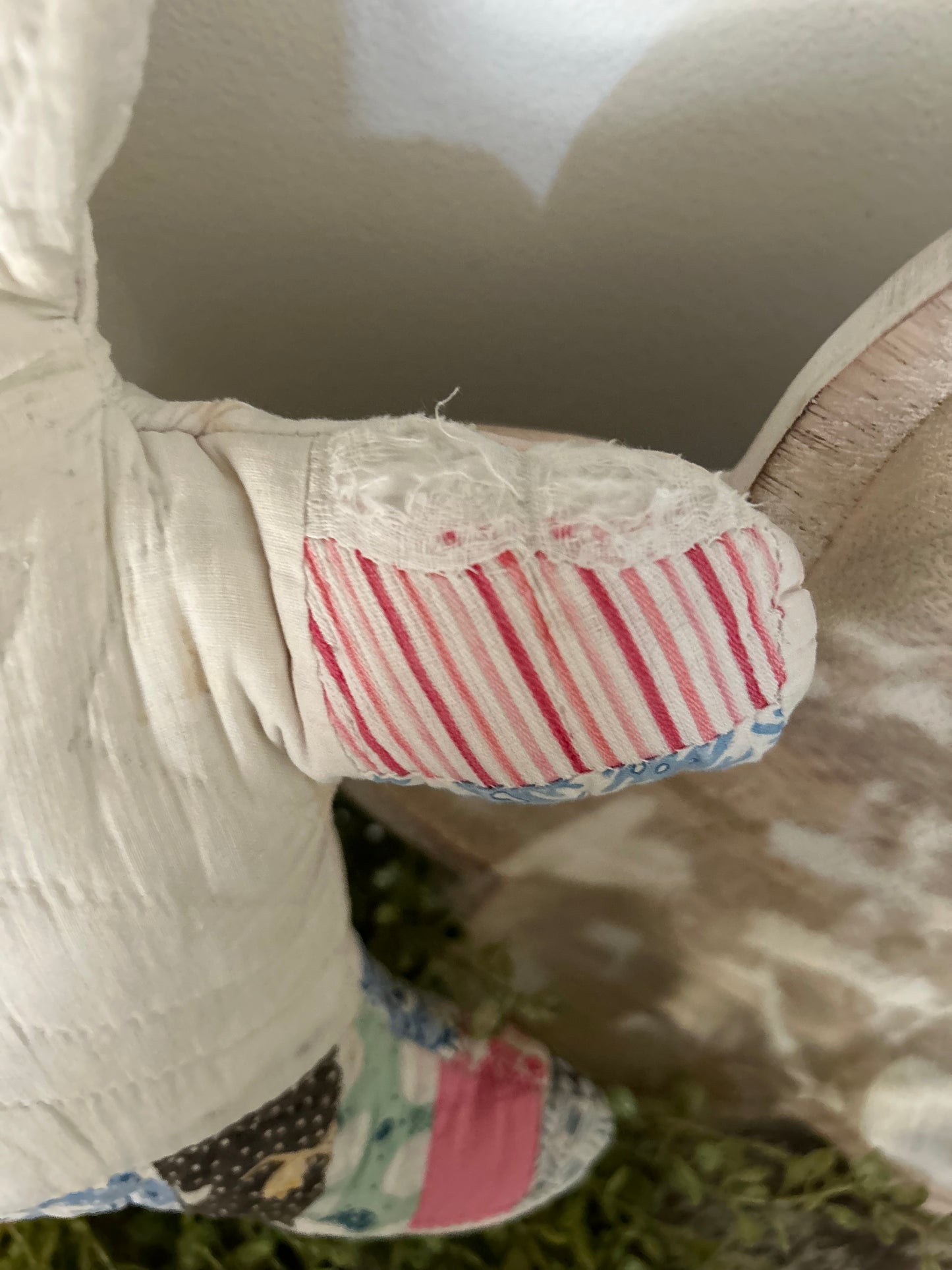 Vintage Quilted Teddy Bear