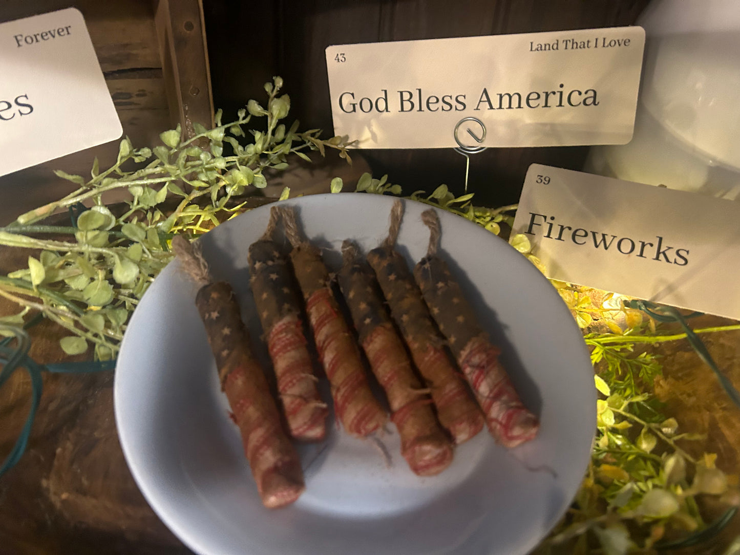 Handmade Primitive Firecracker