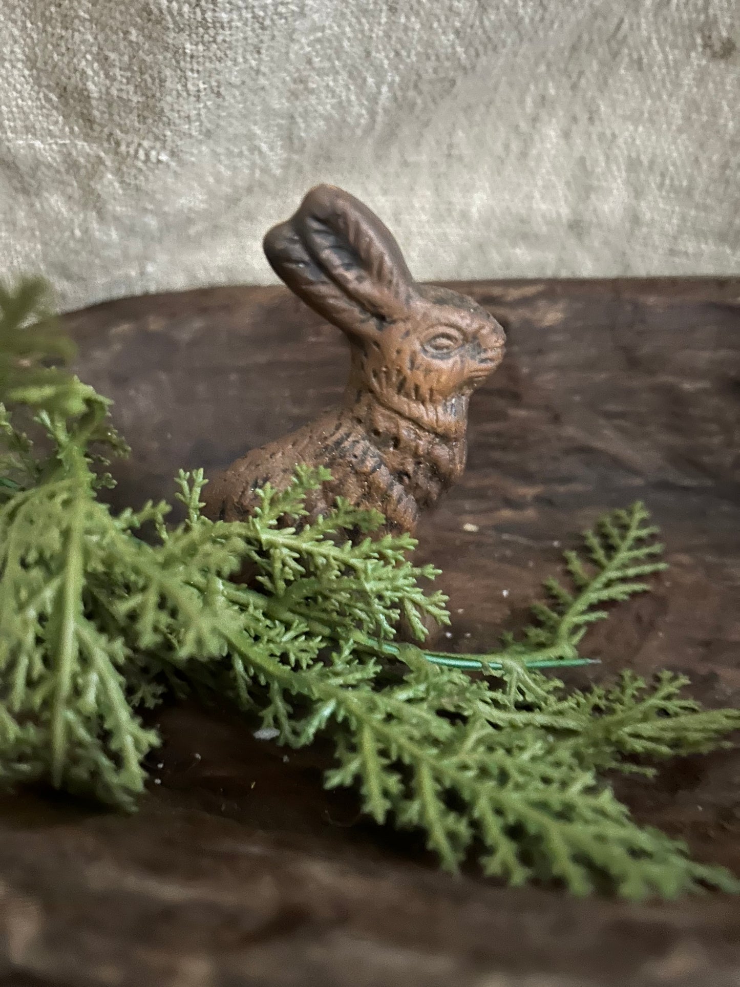 Chocolate Resin Bunny