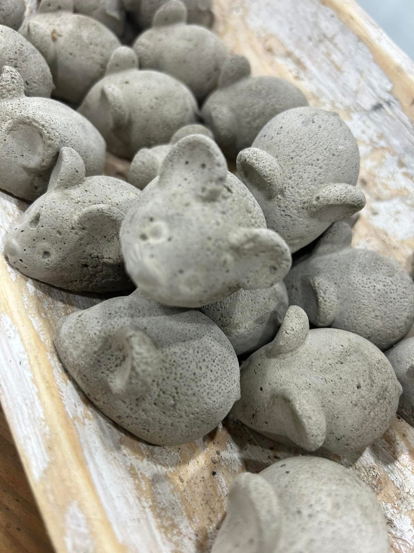Handmade Concrete wee Mouse