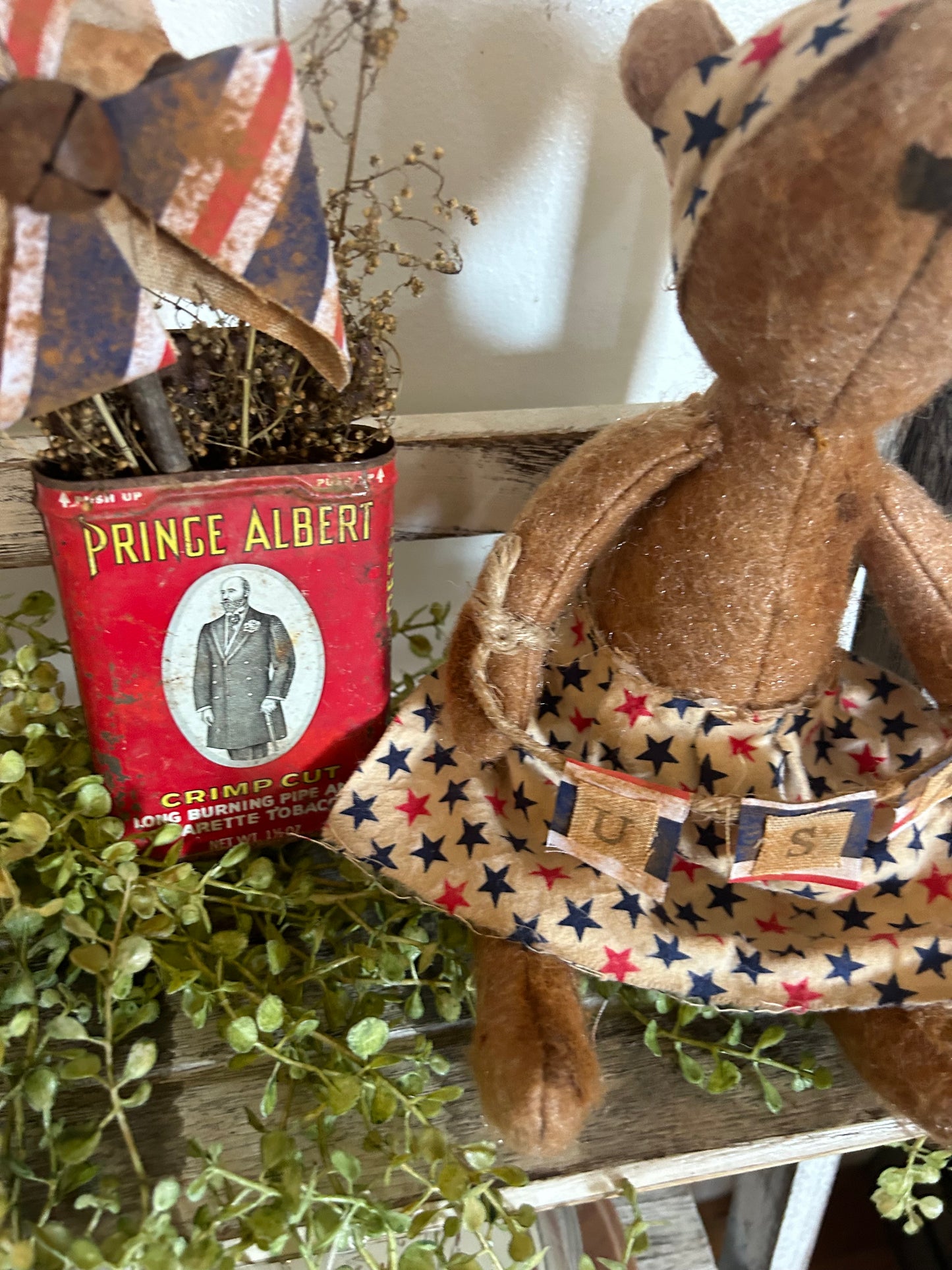 Patriotic Penny Pinwheel Bear