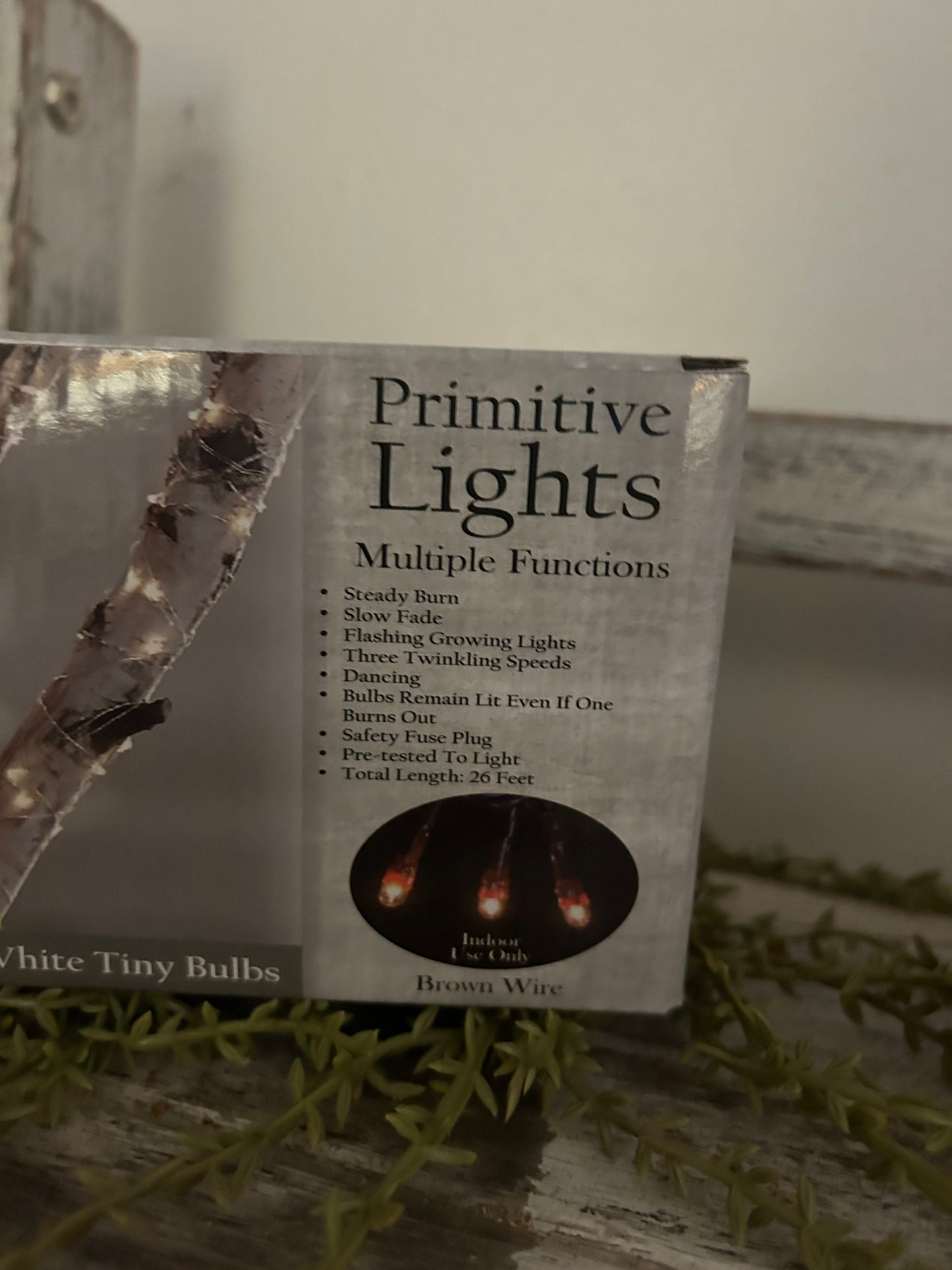 Multi Function Brown Cord Primitive lights