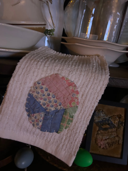 Vintage Quilted Egg Towel