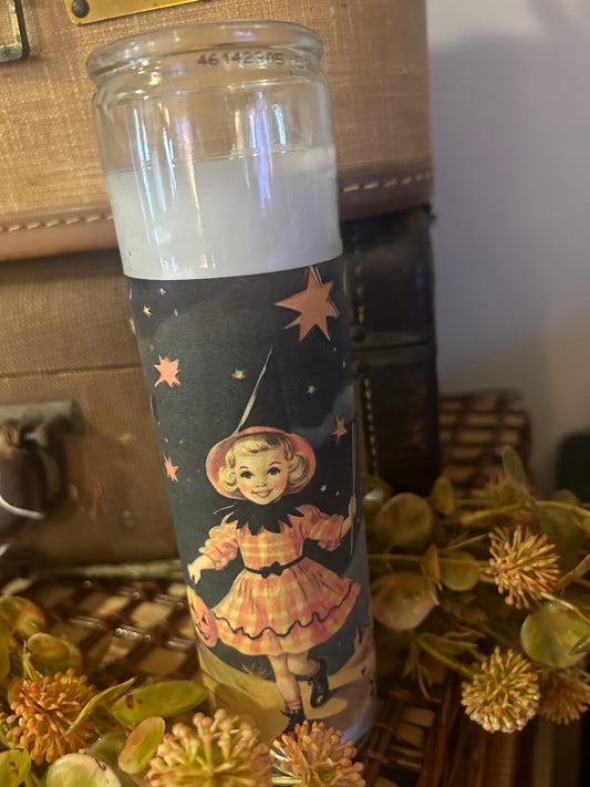 Bewitching Halloween Candle