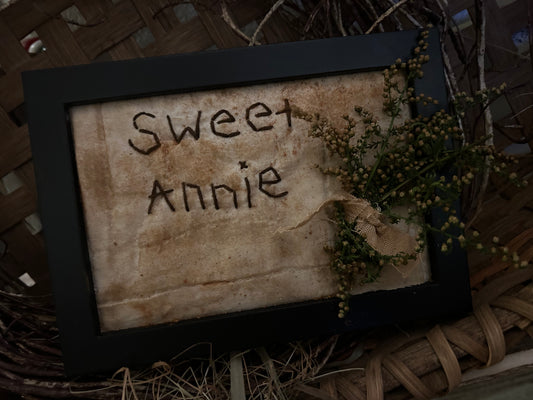 Sweet Annie Handmade Sampler