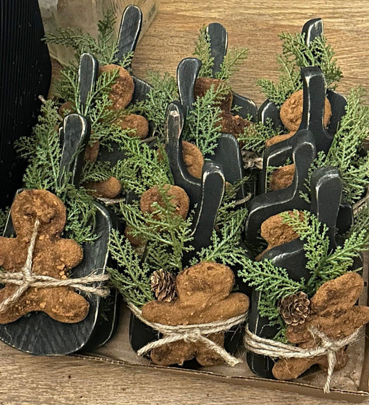 Handmade wax spiced gingerbread board