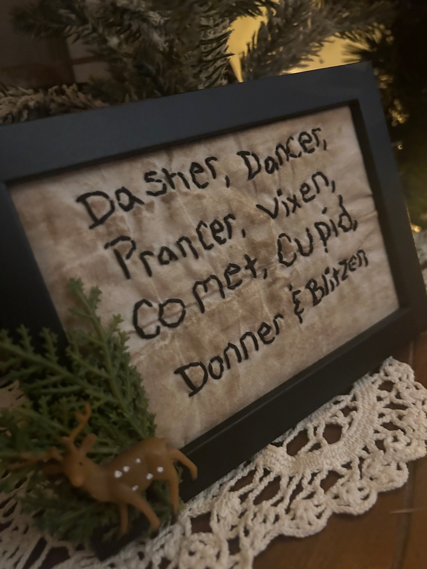 Handmade Reindeer Sampler