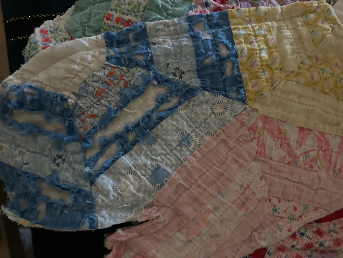 Vintage Quilt Mittens