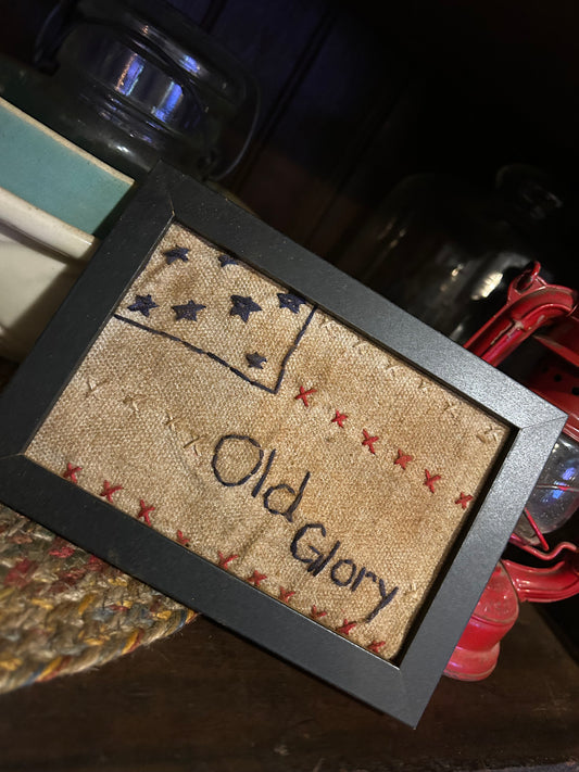 Old Glory Primitive Flag Sampler