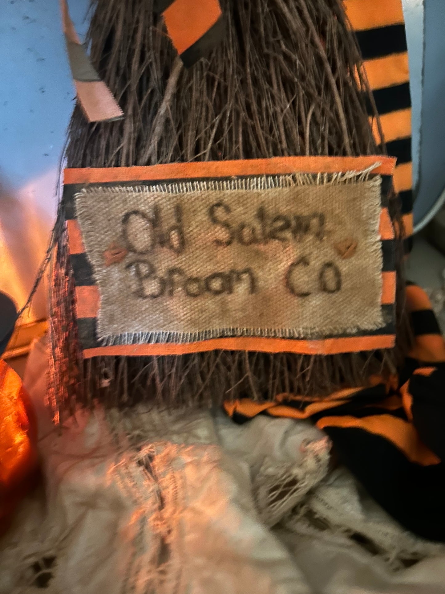 Old Salem Broom CO. Handstitched Broom