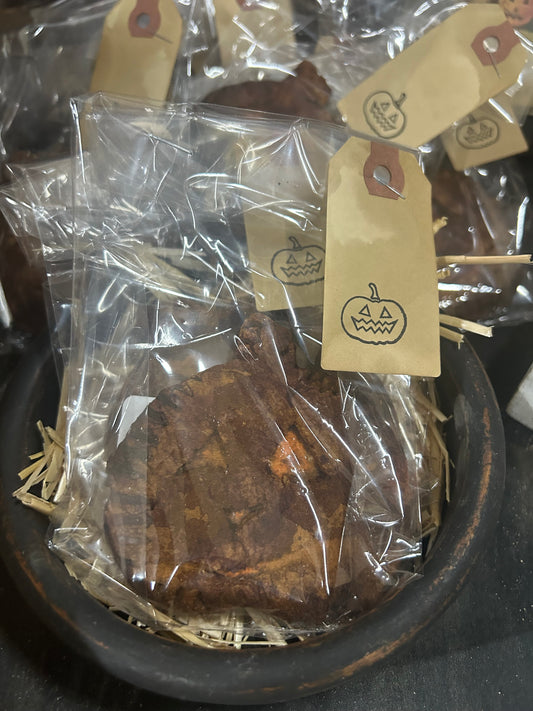 Primitive Little Debbie pumpkin cookie