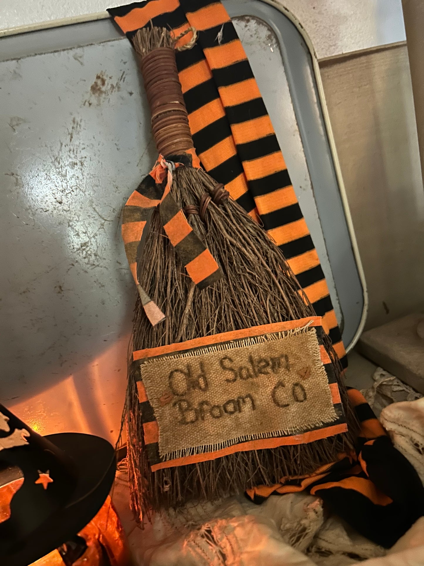 Old Salem Broom CO. Handstitched Broom