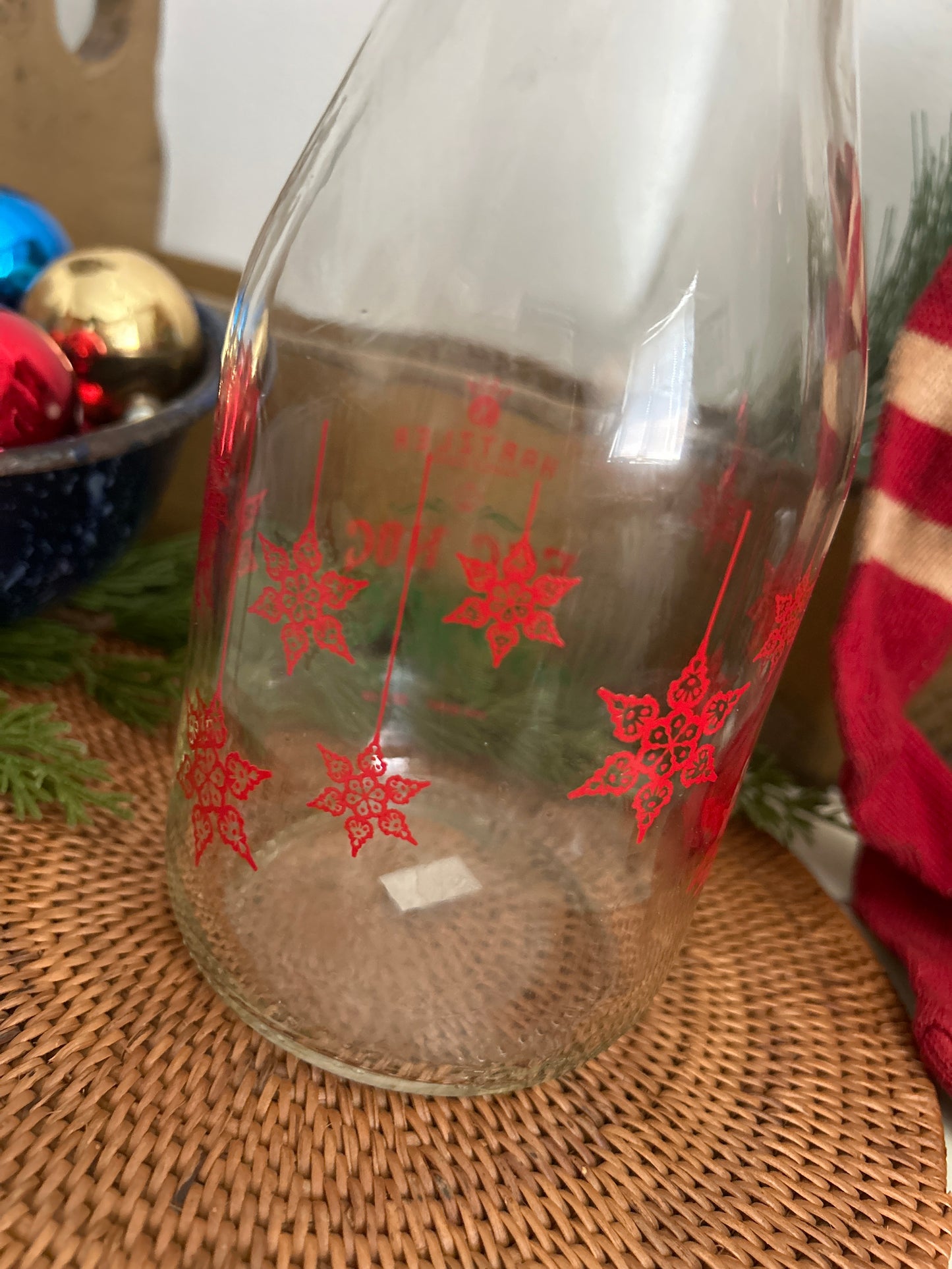 Vintage Egg Nog bottle