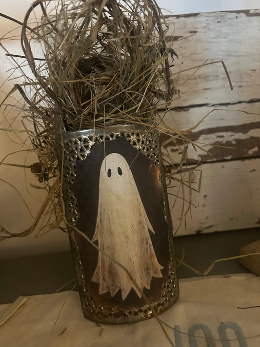 Vintage Metal Grater Ghost Gathering