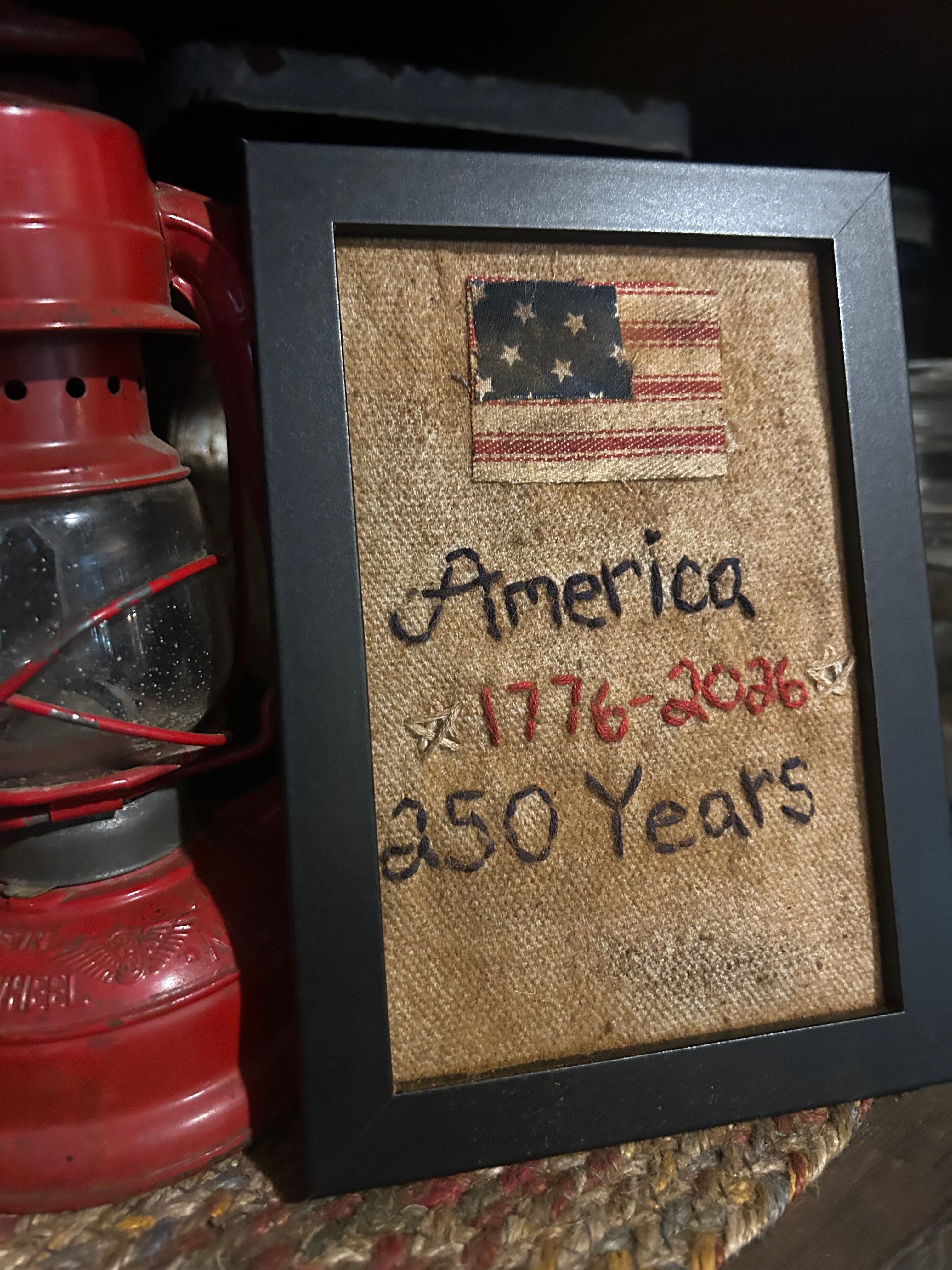 1776-2026 America Handmade Sampler – Colonial House Primitives