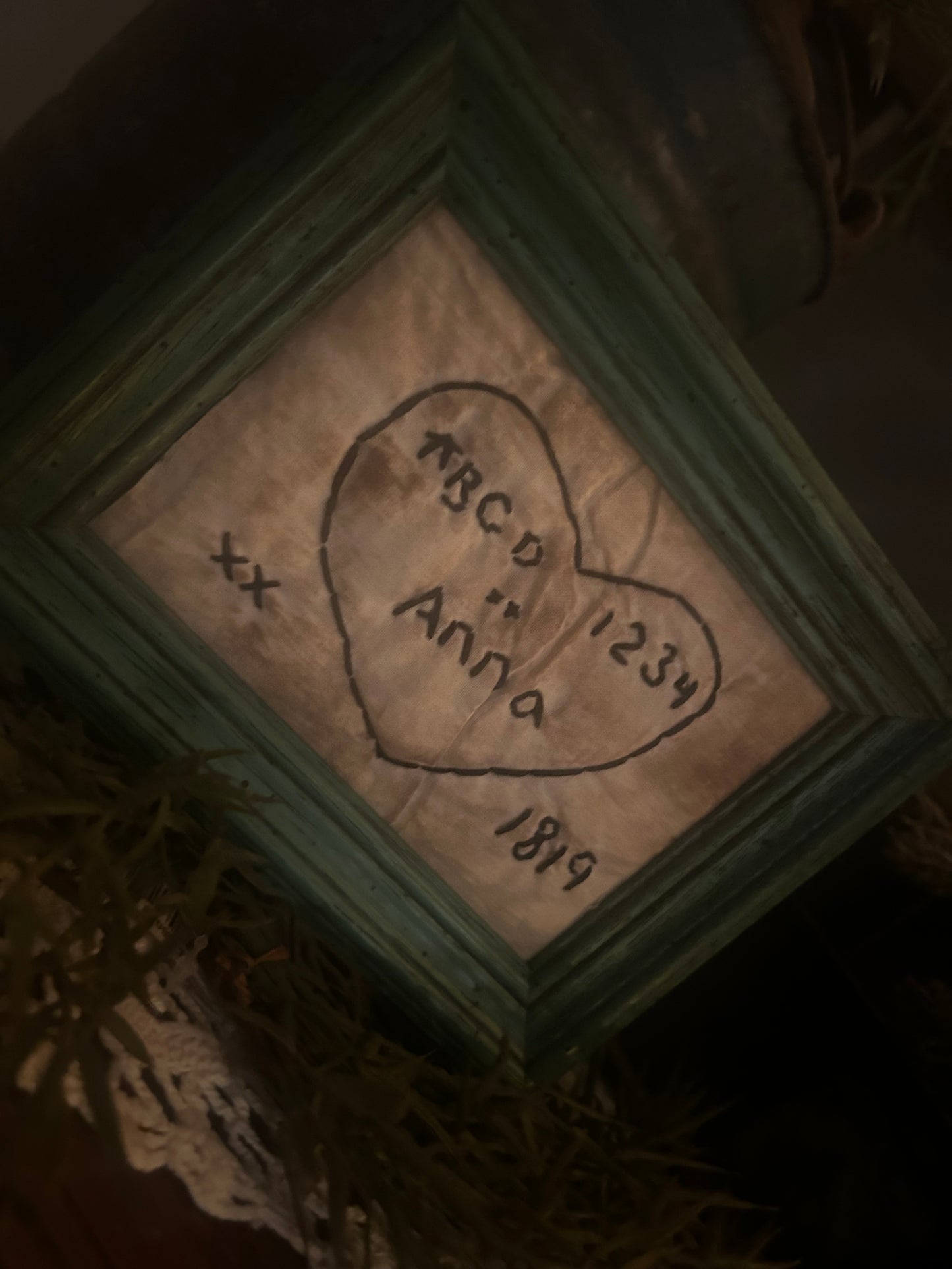 Primitive Handmade Sampler **Anna**