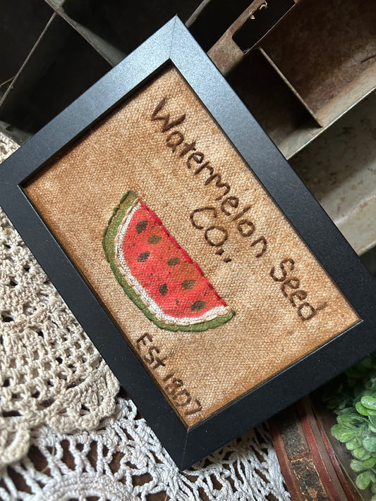 Watermelon Seed Handmade Sampler