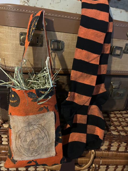 Halloween Hanging Primitive Bag