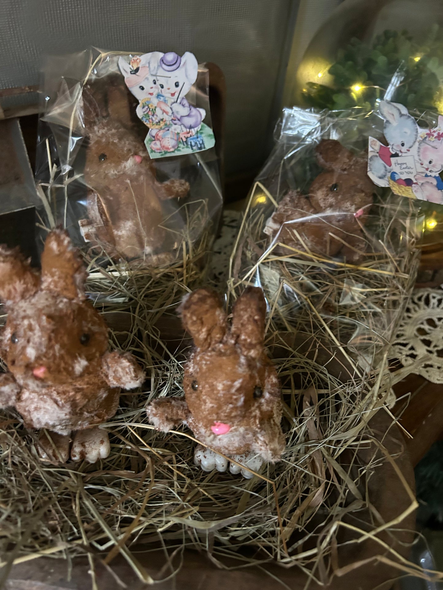 Vintage Inspired Rabbit Grubby Primitive Toy