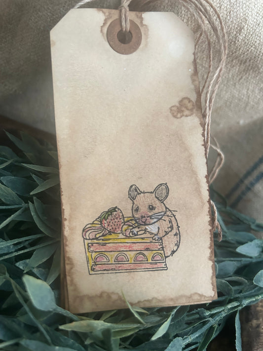 Who wants CHEESEcake?? Handmade tag