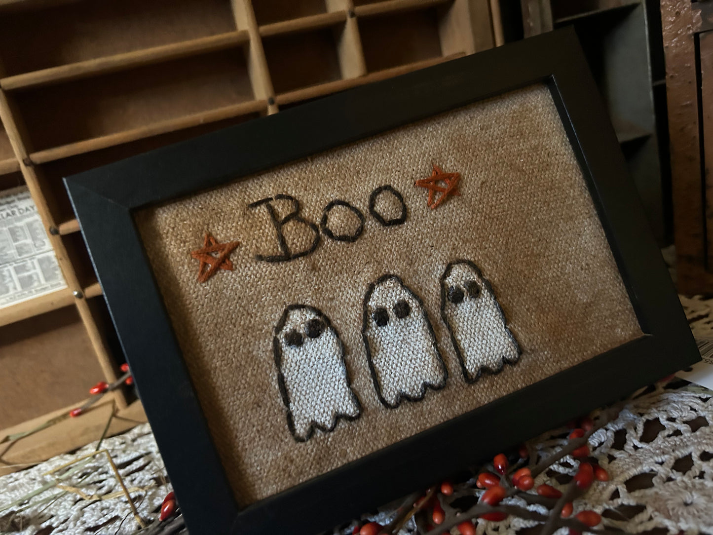 Handmade Ghost Sampler-White